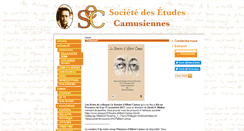 Desktop Screenshot of etudes-camusiennes.fr